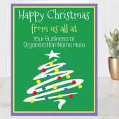 会社のクリスマス カード