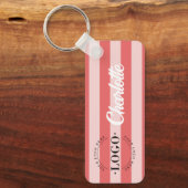 会社のスタイリッシュロゴビジネスプロモーションギフト キーホルダー (正面)