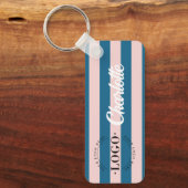 会社のスタイリッシュロゴビジネスプロモーションギフト キーホルダー (正面)
