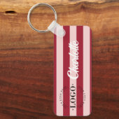 会社のスタイリッシュロゴビジネスプロモーションギフト キーホルダー (正面)