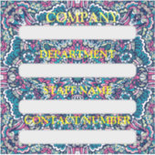 会社のスタッフラベルシール シール (正面)