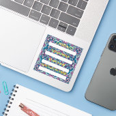 会社のスタッフラベルシール シール (ノートパソコンとiPhone)