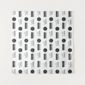 会社のスポンサーロゴカスタムの手順と繰り返し タペストリー (正面(横))