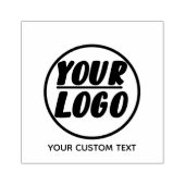 会社のパーソナライズされたロゴひな形 ラバースタンプ (インプリント)