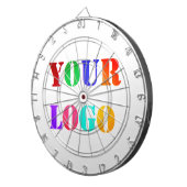 会社のパーソナライズされたロゴビジネスダーツボード ダーツボード (正面右)