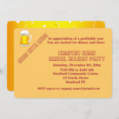 会社のパーティの招待状 招待状 (正面/裏面)