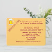 会社のパーティの招待状 招待状 (スタンド正面)