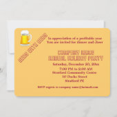 会社のパーティの招待状 招待状 (正面)