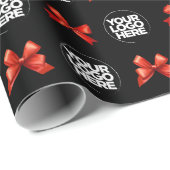 会社のパーティープロフェッショナルロゴ ラッピングペーパー (ロールコーナー)