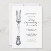 会社のパーティー 招待状 (正面)