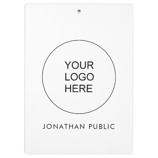 会社のビジネスロゴをここに追加 クリップボード (裏面)