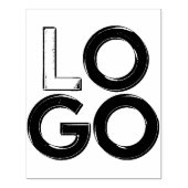 会社のビジネスロゴプロフェッショナルカスタム ラバースタンプ (インプリント)