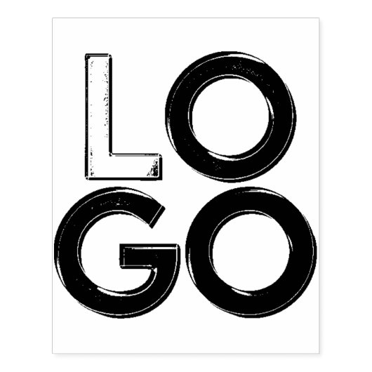 会社のビジネスロゴプロフェッショナルカスタム ラバースタンプ (インプリント)