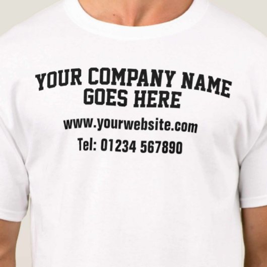 会社のビジネス促進Tシャツ Tシャツ