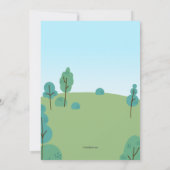 会社のピクニック 招待状 (裏面)