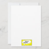 会社のフラットグリーティングカードの暗闇のみ カード (裏面)