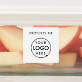 会社のプロパティロゴ |ビジネス資産ノートパソコン ラベル (貼付)