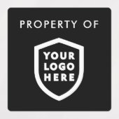 会社のプロパティロゴ |ビジネス資産ラベル ラベル (デザイン1)