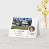 会社のプロフェッショナルフォトビジネスノートカード カード (黄色い花)