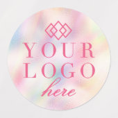 会社のプロモーションラベル |ロゴの色 ラベル (デザイン2)