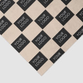 会社のモダンロゴプロモパッケージベージュ 薄葉紙 (詳細)