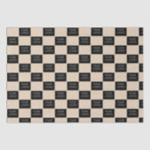 会社のモダンロゴプロモパッケージベージュ 薄葉紙 (正面)