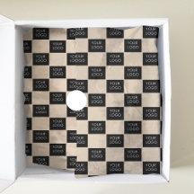 会社のモダンロゴプロモパッケージベージュ