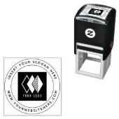 会社のモダンロゴラウンドプロモーション事業 セルフインキングスタンプ (インサイチュ)