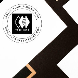 会社のモダンロゴラウンドプロモーション事業 セルフインキングスタンプ