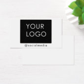 会社のモダンロゴSNSプレーン (デスク)