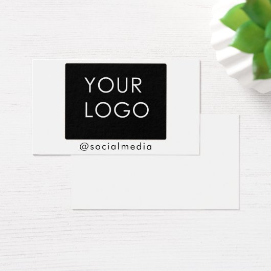 会社のモダンロゴSNSプレーン (デスク)