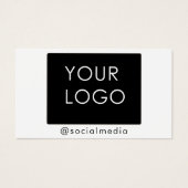 会社のモダンロゴSNSプレーン (正面)