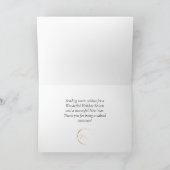 会社のモダン休日リースロゴ サンキューカード (内部)