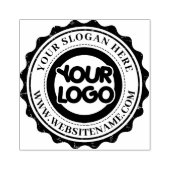 会社のロカスタムゴと丸いゴム印 ラバースタンプ (インプリント)