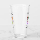 会社のロカスタムゴと文字のビジネスガラスを タンブラーグラス (右)