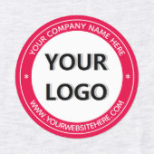 会社のロカスタムゴと文字のビジネスラベルの ラベル (デザイン1)