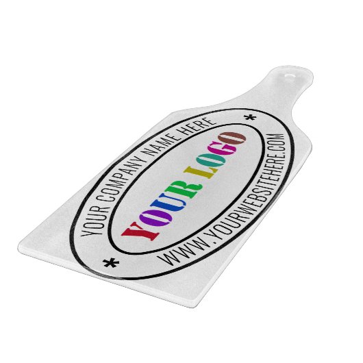 会社のロカスタムゴと文字カットボードの カッティングボード (角)