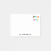 会社のロカスタムゴと文字事業の ポストイット (正面)