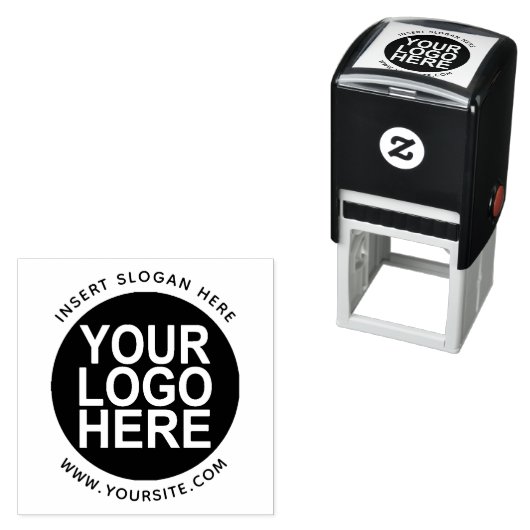 会社のロカスタムゴに大きなスタンプを丸める セルフインキングスタンプ (インサイチュ)