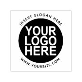 会社のロカスタムゴに大きなスタンプを丸める セルフインキングスタンプ (デザイン)