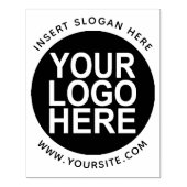 会社のロカスタムゴに大きなスタンプを丸める ラバースタンプ (インプリント)