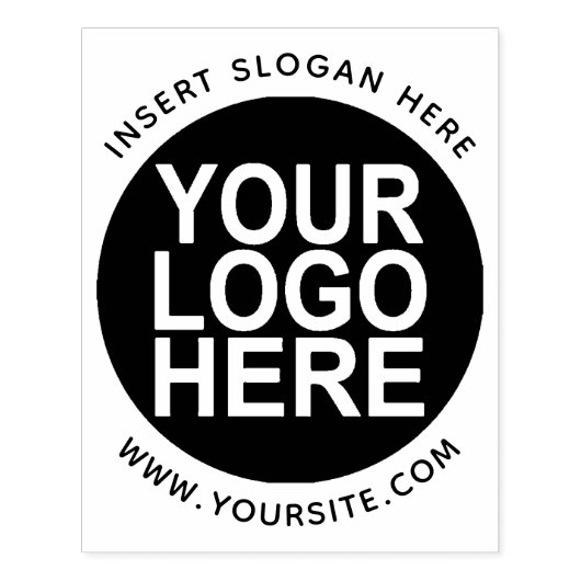 会社のロカスタムゴに大きなスタンプを丸める ラバースタンプ (インプリント)