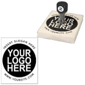 会社のロカスタムゴに大きなスタンプを丸める ラバースタンプ (押印)