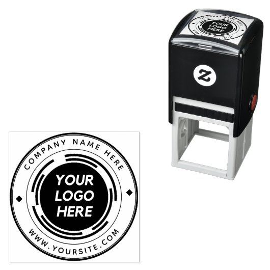 会社のロカスタムゴのスタンプ枠 セルフインキングスタンプ (インサイチュ)