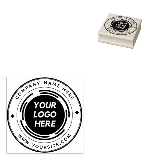 会社のロカスタムゴのスタンプ枠 ラバースタンプ (押印)