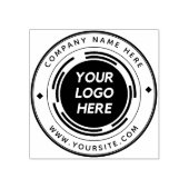 会社のロカスタムゴのスタンプ枠 ラバースタンプ (インプリント)