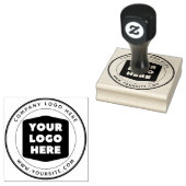 会社のロカスタムゴのラバースタンプを丸める ラバースタンプ (押印)