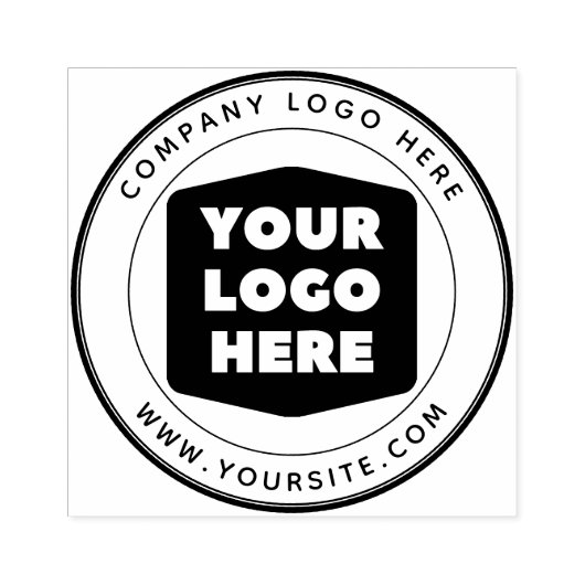 会社のロカスタムゴのラバースタンプを丸める ラバースタンプ (インプリント)