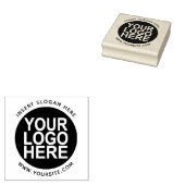 会社のロカスタムゴのラバースタンプを丸める ラバースタンプ (押印)