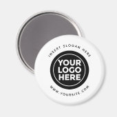 会社のロカスタムゴを丸める マグネット (正面/裏面)